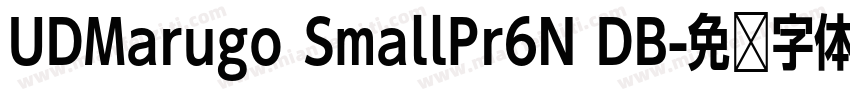 UDMarugo SmallPr6N DB字体转换